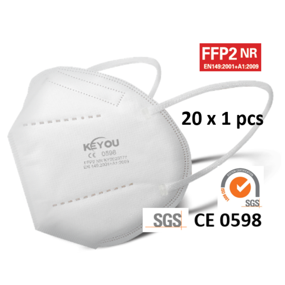 Certifié Premium FFP2 Masques de protection jetable